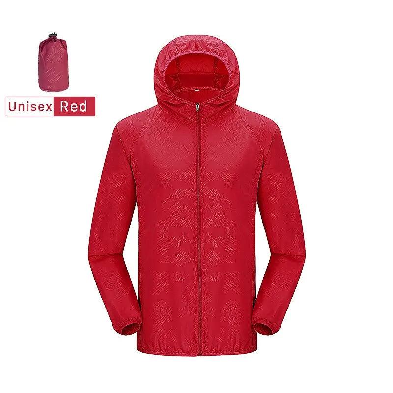 Veste de randonnée unisexe pour homme et femme, imperméable, séchage rapide, coupe-vent. CAMPAERO