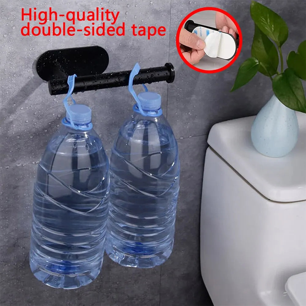 Adhesive Toilet Paper Holder Kitchen Roll Towel Rack Napkin Dispenser Absorbent Stand Tissue Hanger Bathroom Accessories CAMPAERO