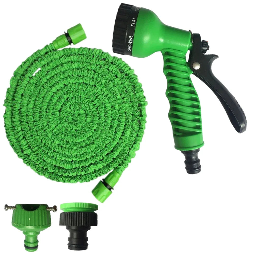 200FT Expandable High-Pressure Magic Hose 7 Water Spraying Functions Gun Durable Materials Home Garden Watering Tools CAMPAERO