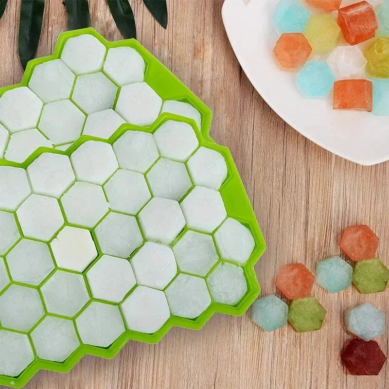 1pcs Honeycomb 37 Lattice Cube Tray Maker Without Lid DIY Ice Mold CAMPAERO