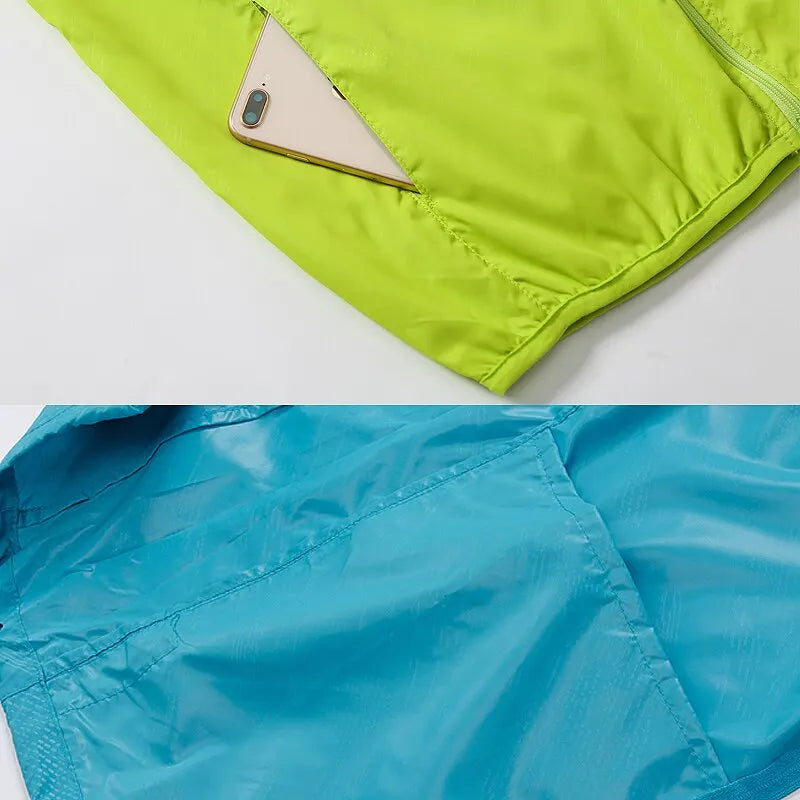 Veste de randonnée unisexe pour homme et femme, imperméable, séchage rapide, coupe-vent. CAMPAERO