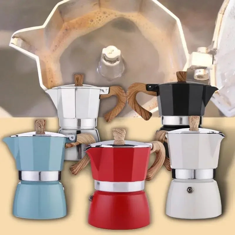 Cafetière Moka en aluminium, 150/300 ml. CAMPAERO