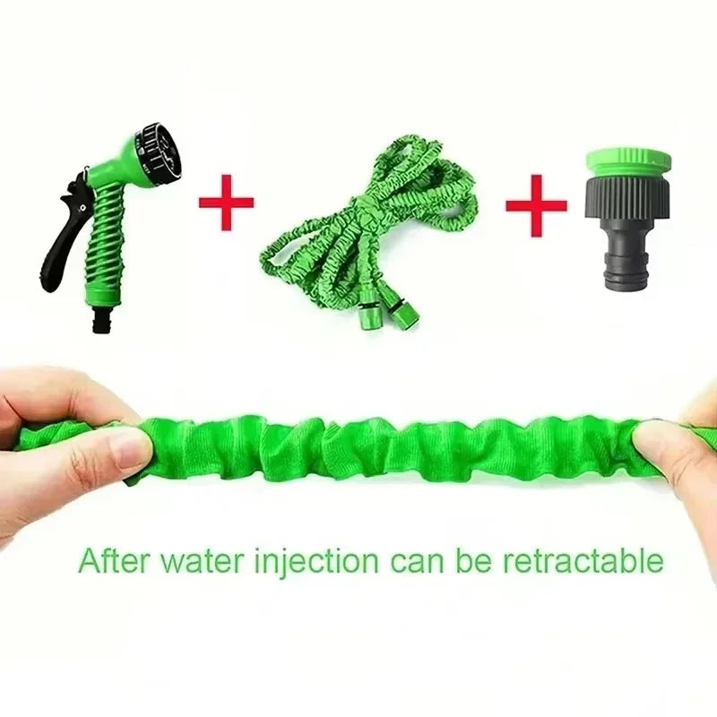 200FT Expandable High-Pressure Magic Hose 7 Water Spraying Functions Gun Durable Materials Home Garden Watering Tools CAMPAERO