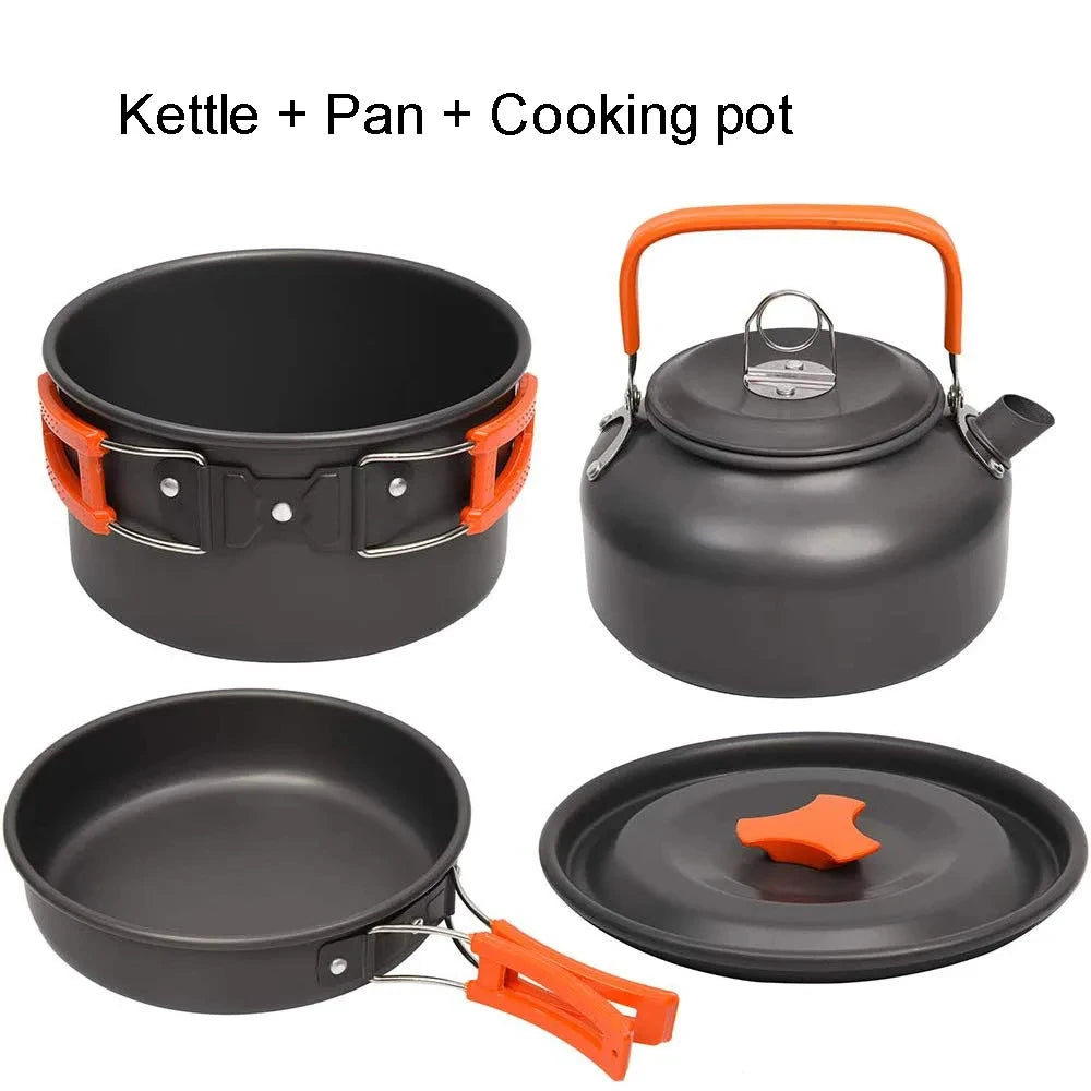 Kit de cuisine de camping en aluminium. CAMPAERO