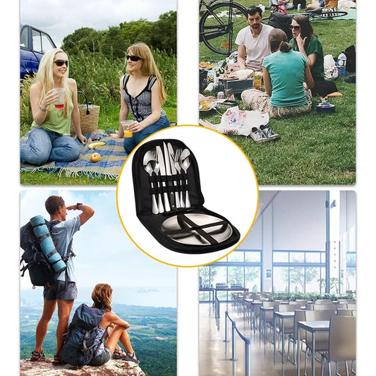 Ensemble de couverts de camping, 10 à 20 pièces. CAMPAERO