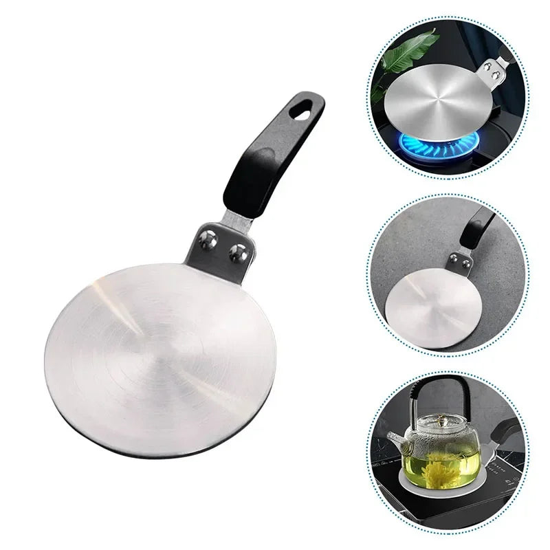 Heat Diffuser Cooking Induction Adapter, Coffee Kettle Stovetop Electric Gas Plate Board Heat Conduction Plate Kitchen Tools CAMPAERO