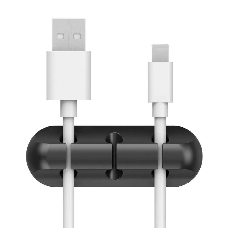 NNBILI Silicone USB Cable Organizer Cable Winder Desktop Tidy Management Clips Cable Holder for Mouse Headphone Wire Organizer CAMPAERO