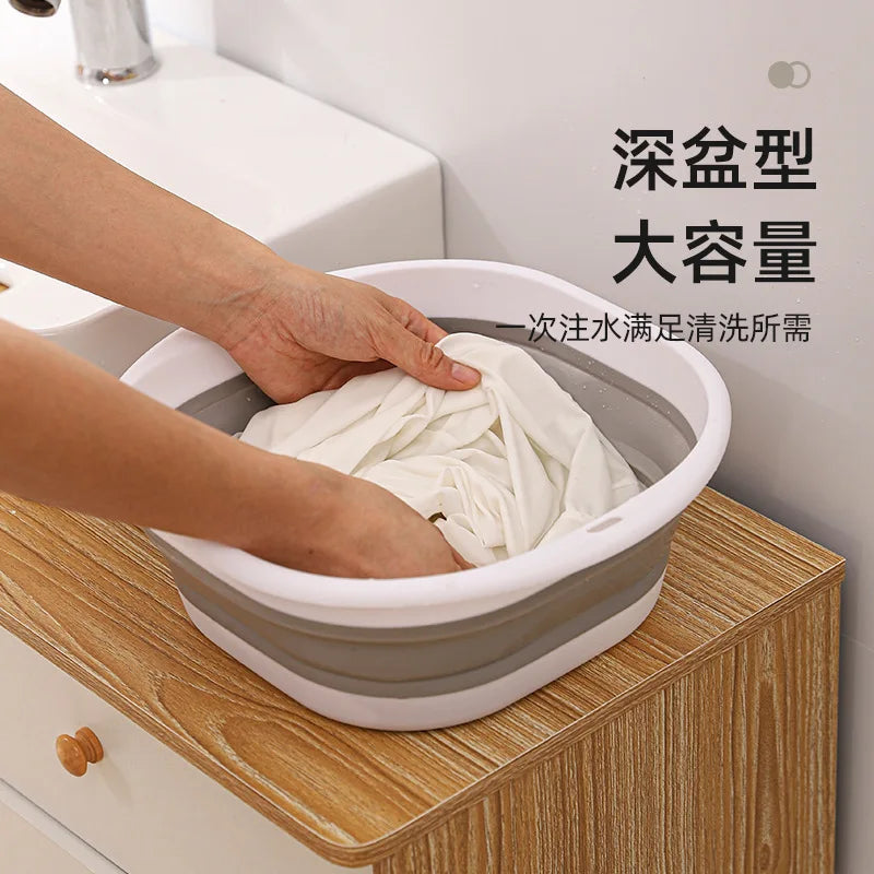 Lavabo pliable portable en silicone CAMPAERO