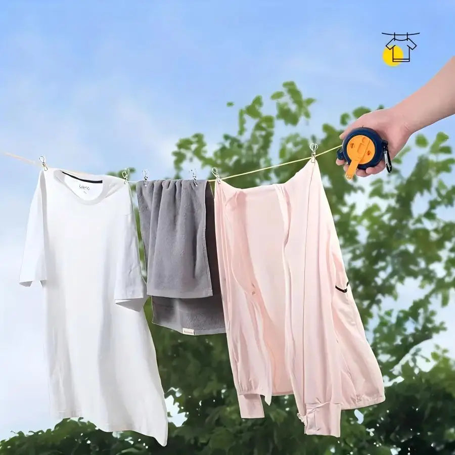 Corde à linge de voyage portable. CAMPAERO