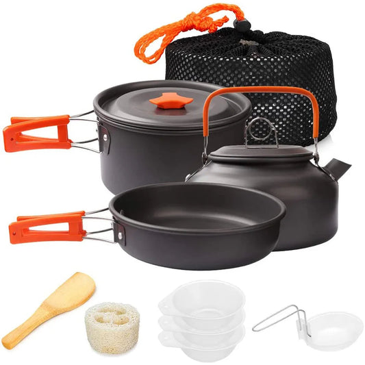 Kit de cuisine de camping en aluminium. CAMPAERO