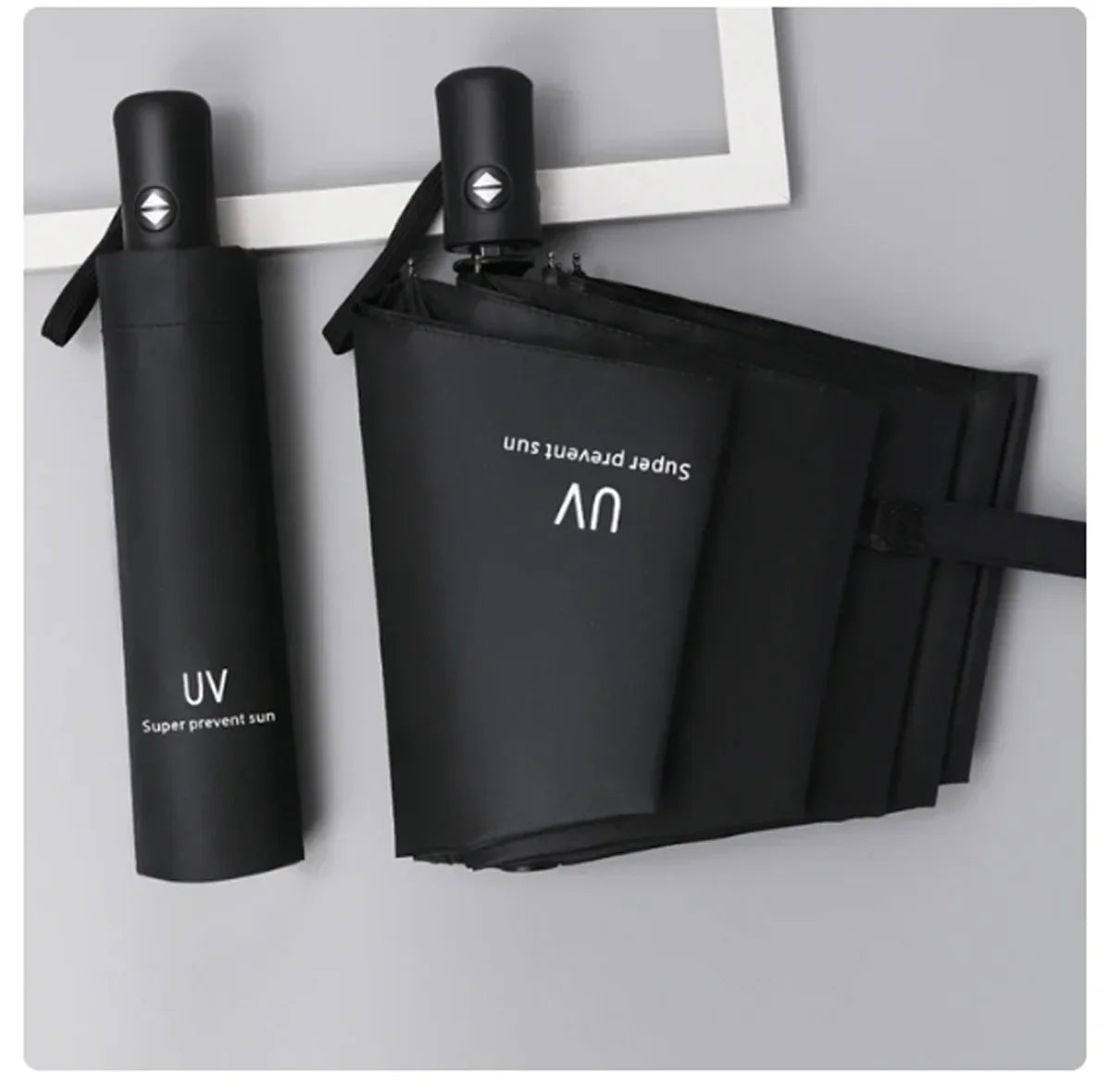 Mini Folding Automatic Umbrella Anti UV Rain Sun Umbrella Fashion Portable Windproof Light Women Men Children Parasol Umbrella CAMPAERO