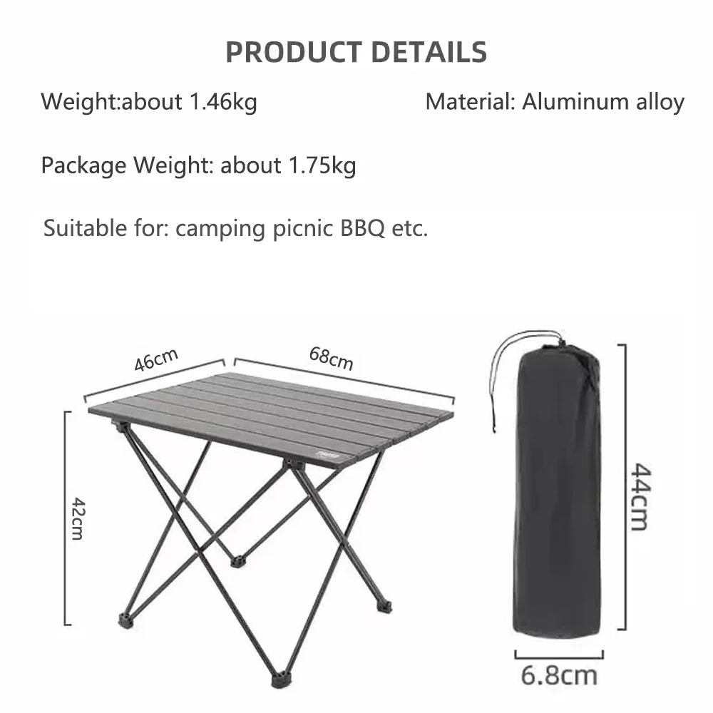 TARKA Table pliante de camping. CAMPAERO