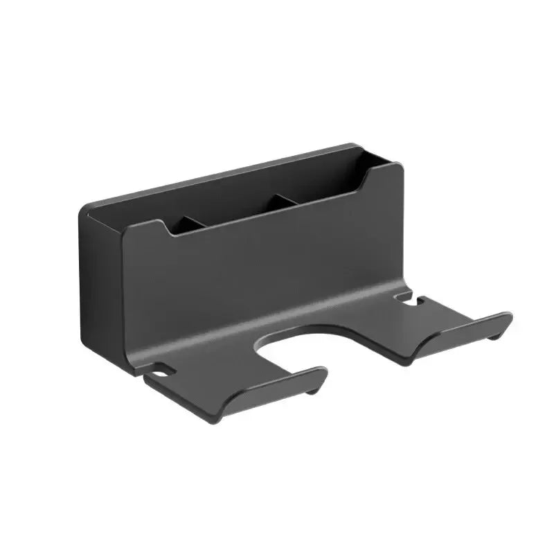 1 Pcs Hair Dryer Holder Wall Dryer Cradle Straightener Stand Hairdryer Organizer Box Plastic Hair Dryer Stand Bathroom Organizer CAMPAERO