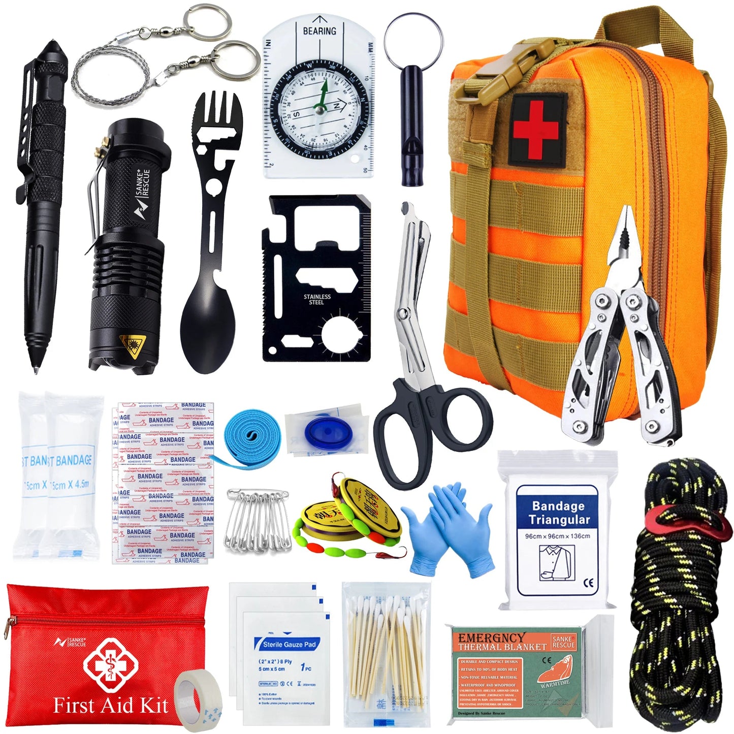 Trousse de premiers secours de survie. CAMPAERO