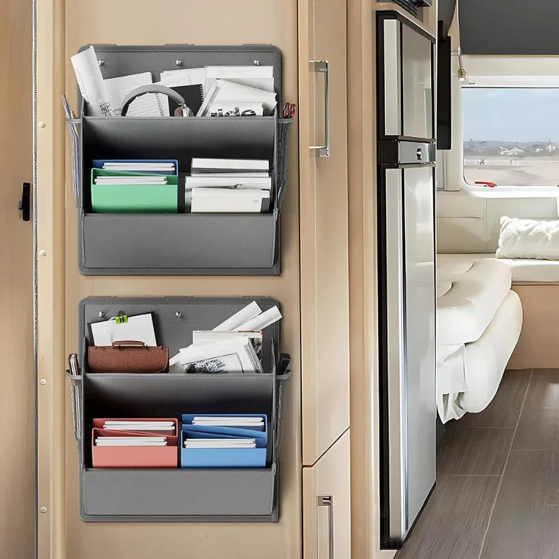 1PC RV Shoe Storage with Adhesive Tape Door Shoe Rack with Large Deep Pockets Suitable for Campers Narrow Space Wardrobe Storage CAMPAERO