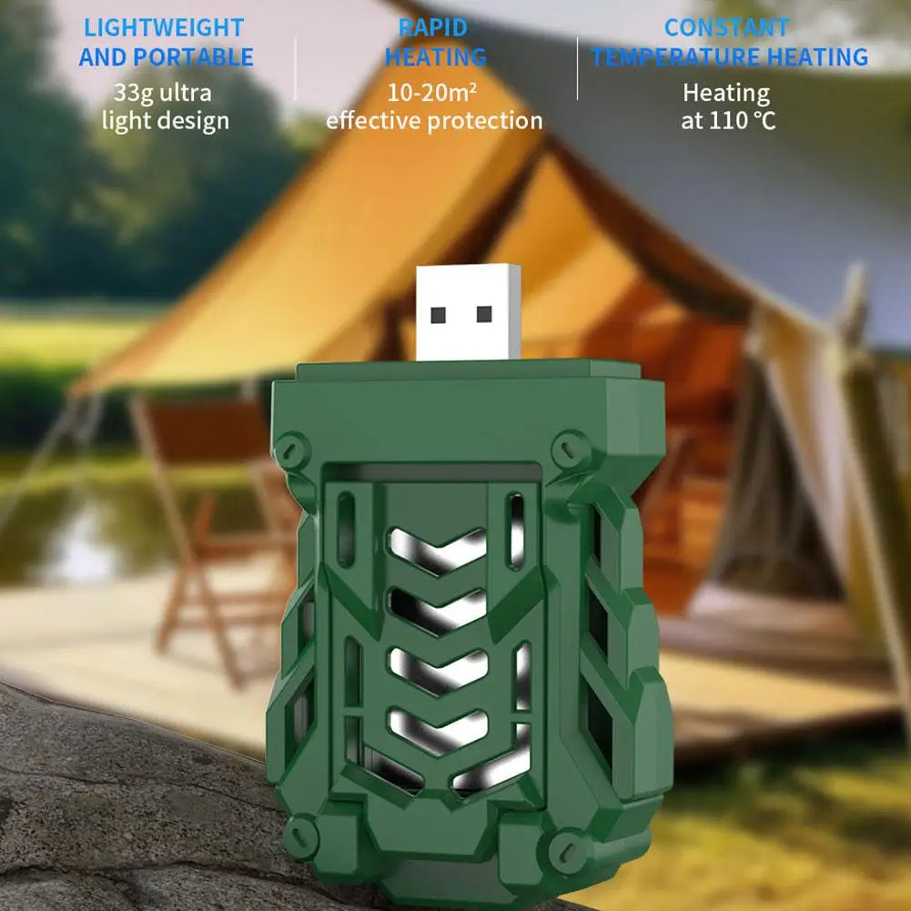 Répulsif anti-moustiques rechargeable par USB. CAMPAERO