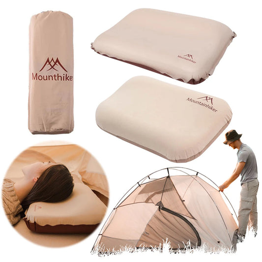 Oreiller gonflable légère,auto-gonflant pour le camping en plein air. CAMPAERO