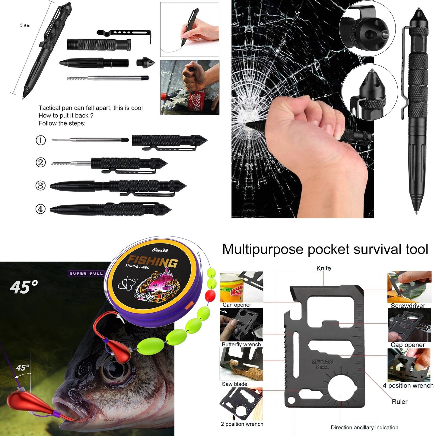 Trousse de premiers secours de survie. CAMPAERO