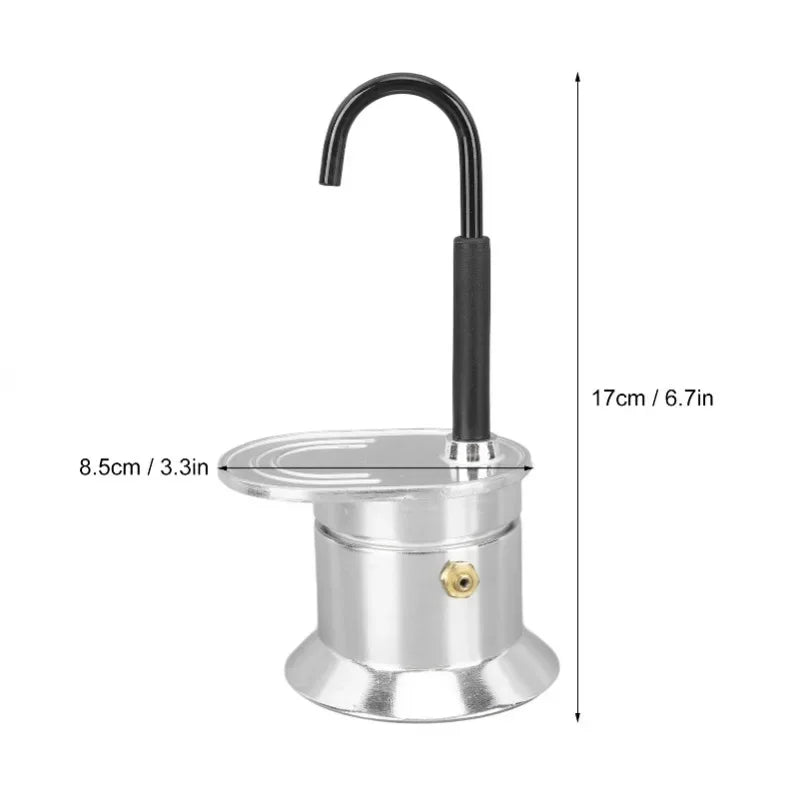 Mini cafetière expresso à bec unique, 1 tasse, 50 ml, pour camping. CAMPAERO