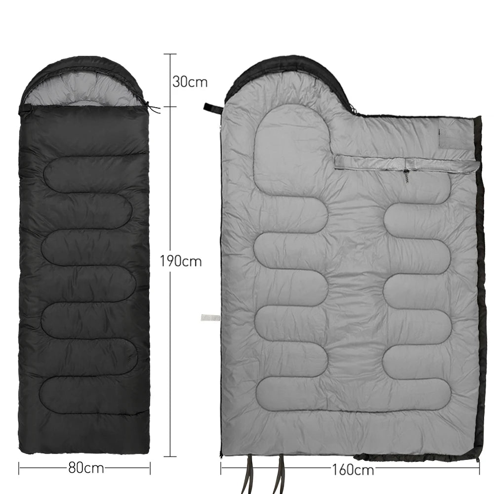 Sac de couchage de camping léger 4 saisons CAMPAERO